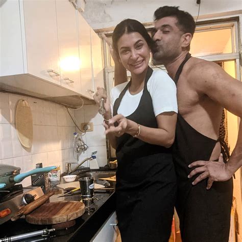 Eijaz Khan cooks with girlfriend Pavitra Punia at home, says .